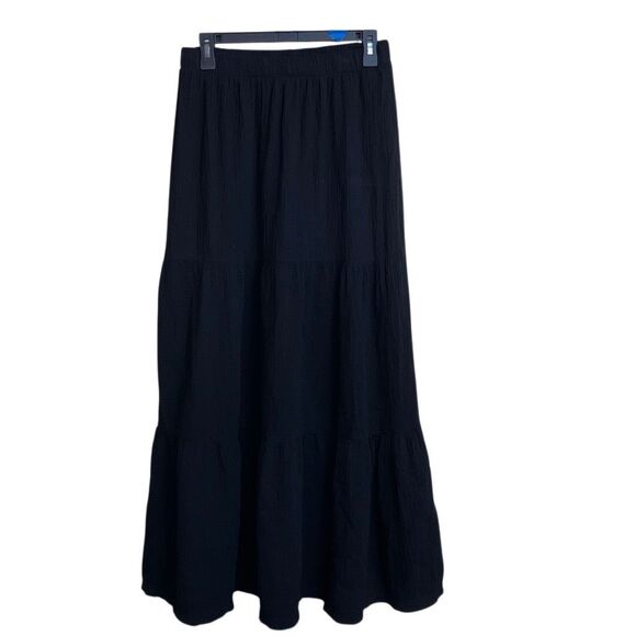 LAmade maxi tiered whimsy goth skirt large #712 - Picture 1 of 4